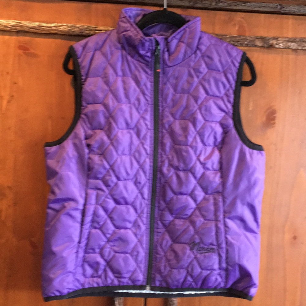 MARKER Quilted Purple Vest Large